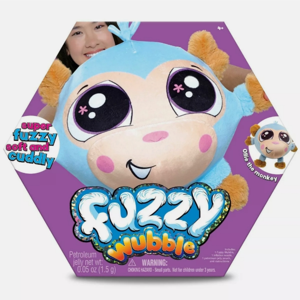 Wubble Fuzzy Ollie The Monkey NEW